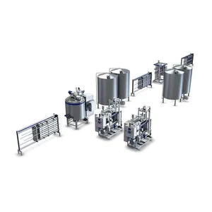 Factory Turnkey 1000L/H Soymilk Making Machine Plant Base Nuts Drinks Processing Plant Soy Bean Protein Beverage Production Line thumbnail-1