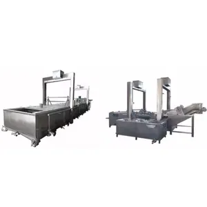 Stainless Steel Nuts Hot Water Blancher Potato Sweet Corn Mangoes Kiwi Chips Boiling Blanching Machine for Jute Leaves thumbnail-6