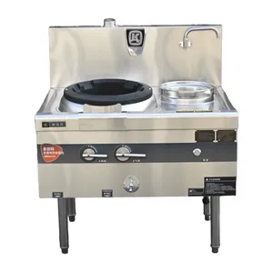 Stainless Steel Economic One Wok One Warmer - Premix 250W Fan Power 50Hz thumbnail-1
