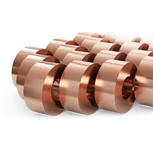 99.9% Pure Copper Coil Roll China Manufactured T3 Red Copper Strip thumbnail-1