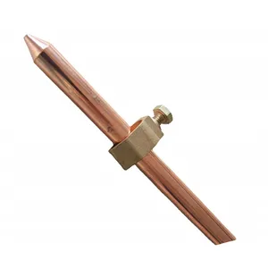 Copper Bonded Ground Rod ASTM B416 Standard Earthing Electrode for Power Systems thumbnail-1
