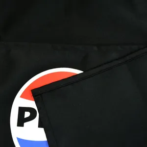 Custom Short Aprons With Embroidery Logo for Waiter Use thumbnail-3