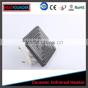 LONG WORKING LIFE LOW PRICE HOT SALE CE CERTIFICATION CUSTOMIZED INFRARED CERAMIC HEATER PLATE WITH THERMOCOPULE Most Popular thumbnail-3