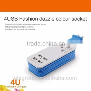 A Charger With 4 Usb Ports Smart Rapid Charger for Mobile Phone/tablets/camera/video Games/home thumbnail-2