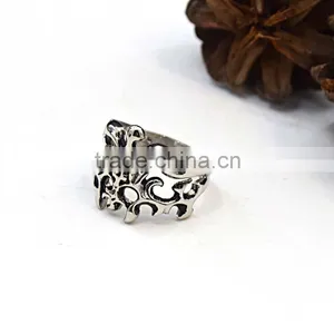 New Stainless Steel Jewelry Rings Titanium Silver 316l Stainless Steel Rings Supplier's Choice thumbnail-4