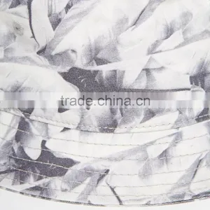 Wholesale Pure Cotton Short Brim Promotional Bucket Hat thumbnail-4