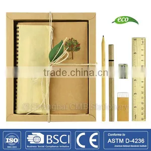 Eco Friendly Stationery Good Teacher Gifts Wholesale Packed in Craft Paper Box thumbnail-1