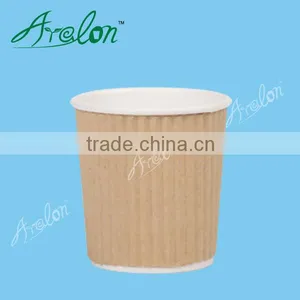 4oz Paper Cup Small Coffee Cup 4oz Ripple Paper Cup thumbnail-2