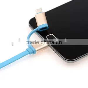 2 in 1 USB Sync and Charge Data Cable, 8pin Usb Cable for Iphone, Micro Usb Cable thumbnail-4