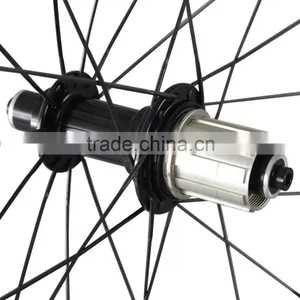 2016 OEM Chinese Cheap 86mm Clincher Newest U Shape 27mm Wide 700c Carbon Road Bike Wheels Quality Choice thumbnail-5