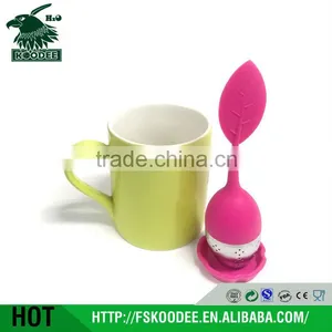 Food Grade Silicone Stainless Steel Tea Infuser With Fashion Design thumbnail-5