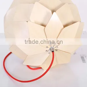 LED Pendant Light JK-8005B-26 New Products 2016 Innovative Pinecine Wooden Pendant Lamp thumbnail-6