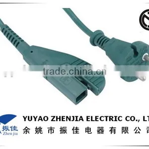 Two Pin Plug Power Cord With End for Italy thumbnail-3