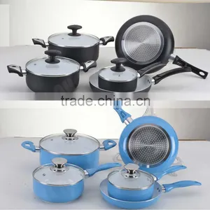 Aluminum Non-stick Ceramic Cookware Set/fry Pan Set/sauce Pan Set thumbnail-1