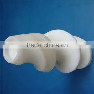 Engineering Plastic CNC Machining Uhmw-pe Plastic Conveyer Screw Rod for Bottle Extuder thumbnail-2