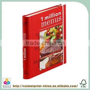 Overseas Recipe Book, Cheap Hardcover Cook Book Printing thumbnail-2