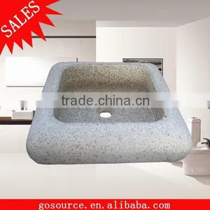 Square Sahpe Yellow Granite Sink thumbnail-1