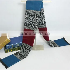 Wholesale Men Custom Made Palid Cotton Winter Scarf thumbnail-4
