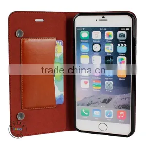 Popular Fancy Magnetic Stand Case for Iphone 6 Plus Wallet Leather thumbnail-1