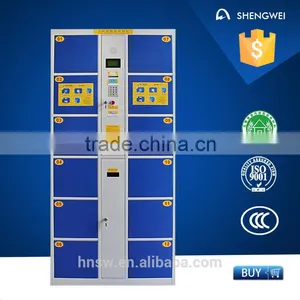 Supermarket Electronic Storage Cabinet/steel Locker for Luggage Storage/filing Cabinet thumbnail-1