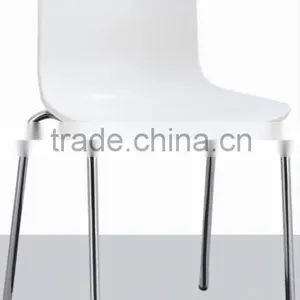 New Design ABS Seat Dining Chair With Chromed Legs thumbnail-1