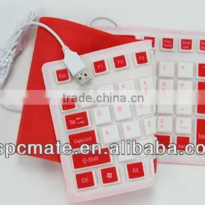 USB Flexible Silent Silicone Keyboard thumbnail-1