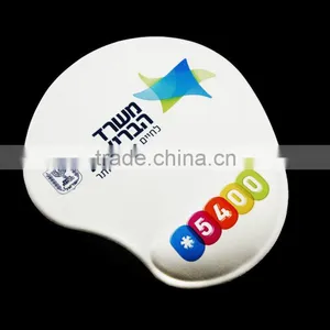 Mouse Pad With Wrist Rest Silicone Silica Gel Round GEL thumbnail-2