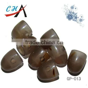 Fashion Wholesales Grey Agate for Earplug thumbnail-1