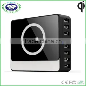 Multi-port Usb Wireless Charger qi Charging Dock Station for Samsung Galaxy s7 thumbnail-2