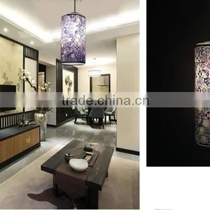 Home Decorative Classic Mosaic Pendant Light thumbnail-2