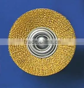 Crimped Circular Steel Wire Brush thumbnail-1