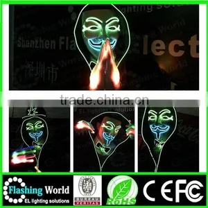 Hot Selling Custom Fashionable Ladies Round Neck Black Cotton Hot Selling Ghost Rider Party Mask thumbnail-4