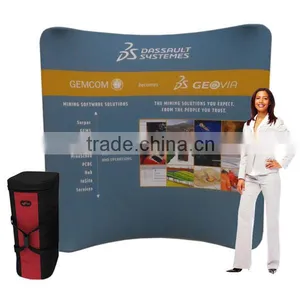 Combined Backdrop Pop Up Display Banner &Counter for Trade Show Advertising thumbnail-1