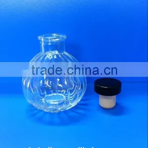 Wholesale 55ml Pumpkin Aroma Glass Reed Diffuser Bottle Decorative With Gold/sliver/black Screw Lid thumbnail-1