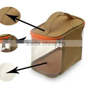 Unique Customized Transparent PVC Plastic Cosmetic Bag With Zipper thumbnail-6