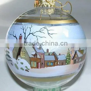 Christmas Glass Ball Ornament for Tree Decoration thumbnail-1