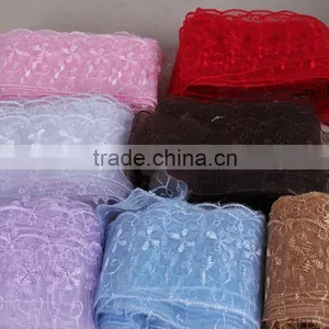 Popular Design Mesh Embroidered Nylon Lace thumbnail-1