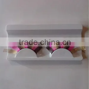 2013 New Cosplay False Strip Eyelash Colorful Lace Eyelash thumbnail-5