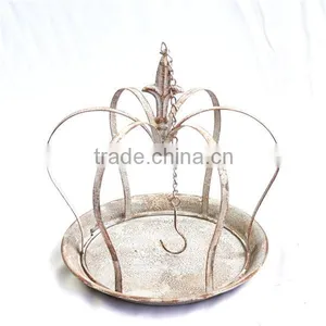 French Rustic Queen Mother Bird Feeder thumbnail-1