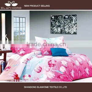 100% Microfiber Disperse Printed Beautiful Duvet Cover Set With Zipper thumbnail-1