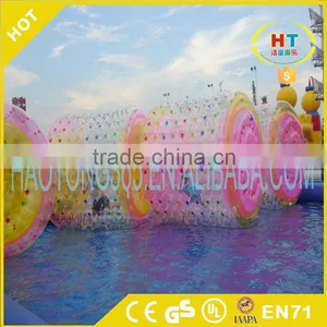 PVC TPU Material Amusement Park Inflatable Water Roller for Summer thumbnail-4