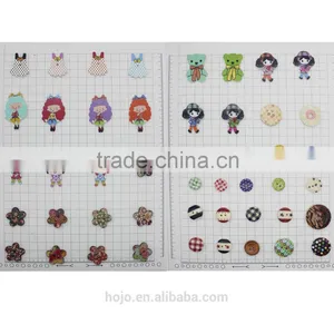 Fashion 2.5cm Round Doughnut Shape Wooden 1 Hole Buttons for Fabric thumbnail-3