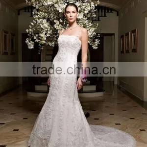 Latest Style High Quality Puff Sleeve Wedding Dress thumbnail-2