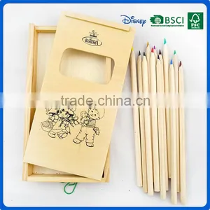 Personalized Wooden Color Pencils Into Drawer Box Supplier's Choice thumbnail-1