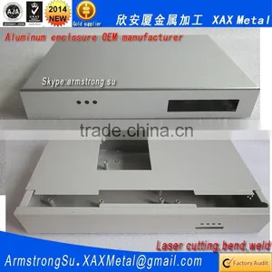 XAX06Alu OEM ODM Customized Laser Cut Bend Weld Plate Aluminum Collector Box thumbnail-3