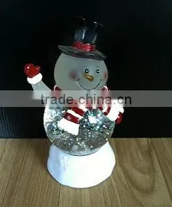 Water Wirling Santas Fat Snow Man Led Light Decoration Light thumbnail-1