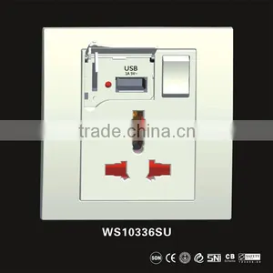 1A Usb Wall Socket eu , Multi Wall Socket With Usb Port thumbnail-2