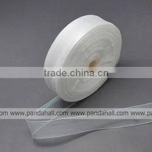 Organza Ribbon for Wedding Decoration Bow Making(ORIB-Q009-9) thumbnail-1