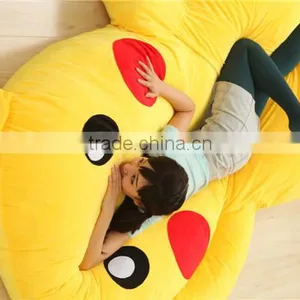 Newest Design Japan Stuffed Giant Pikachu Plush Bed Mattress With Memory Foam Sleepsuit Pokemon go Airbed Pikachu Mattress Sofa thumbnail-5