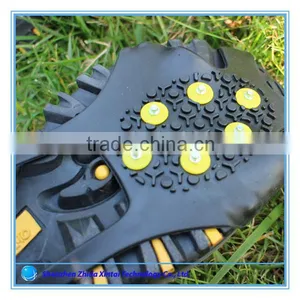 Ice Crampons Cleats Snow Grabbers Silicone Rubber Anti-slip Shoe Covers Overshoes thumbnail-4